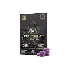 Heavy Hitters - 1:1 THC:CBN Live Rosin Gummies - Honey Boysenberry