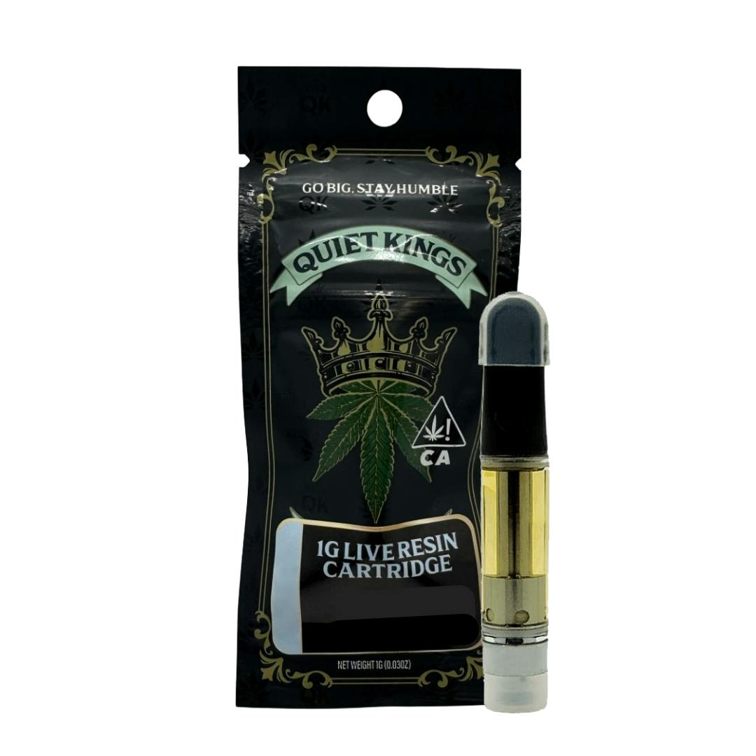 Quiet Kings - 1g Live Resin Cart - White Kush
