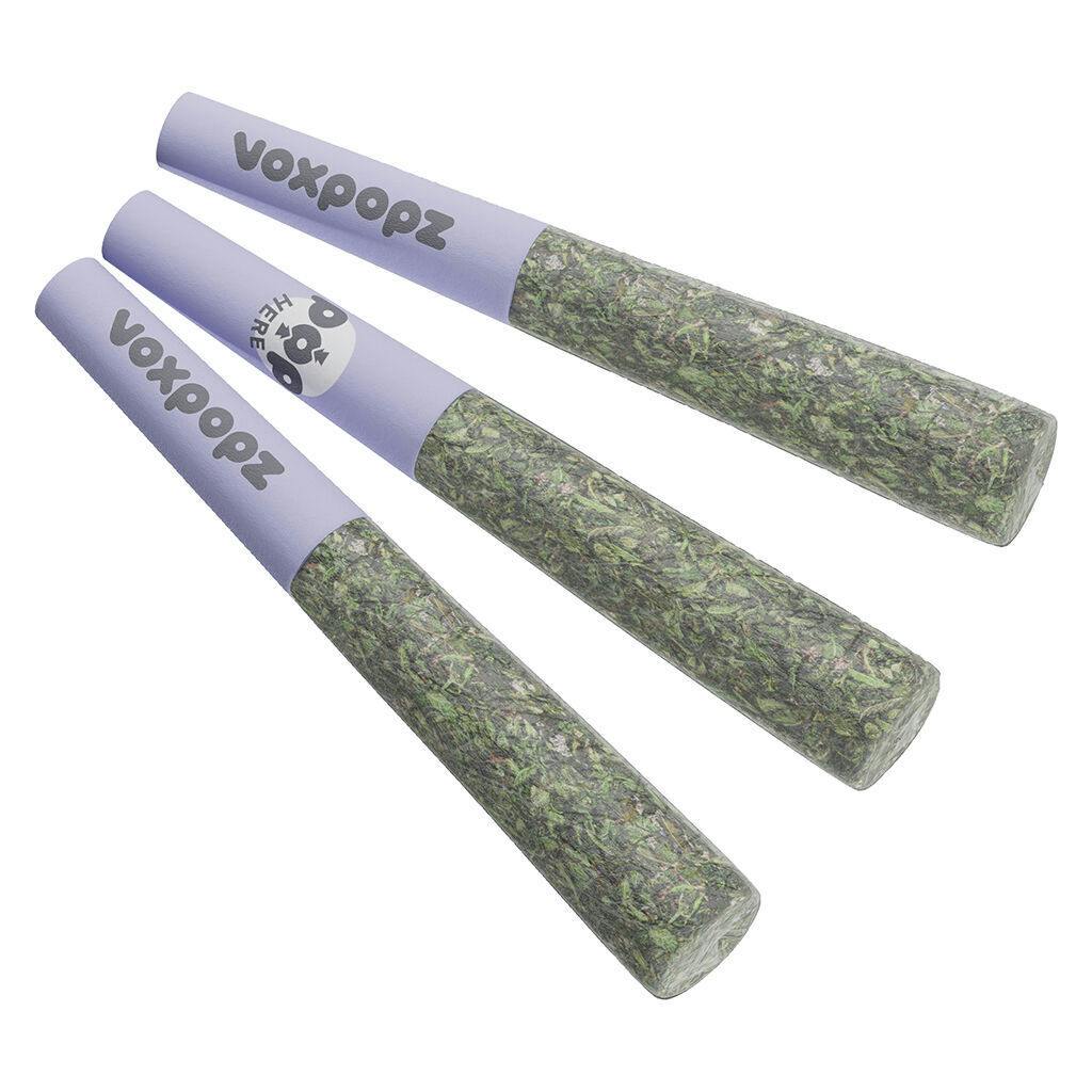 Vox Popz - Grape Ice Crushable Infused Pre-Roll - 3x0.5g