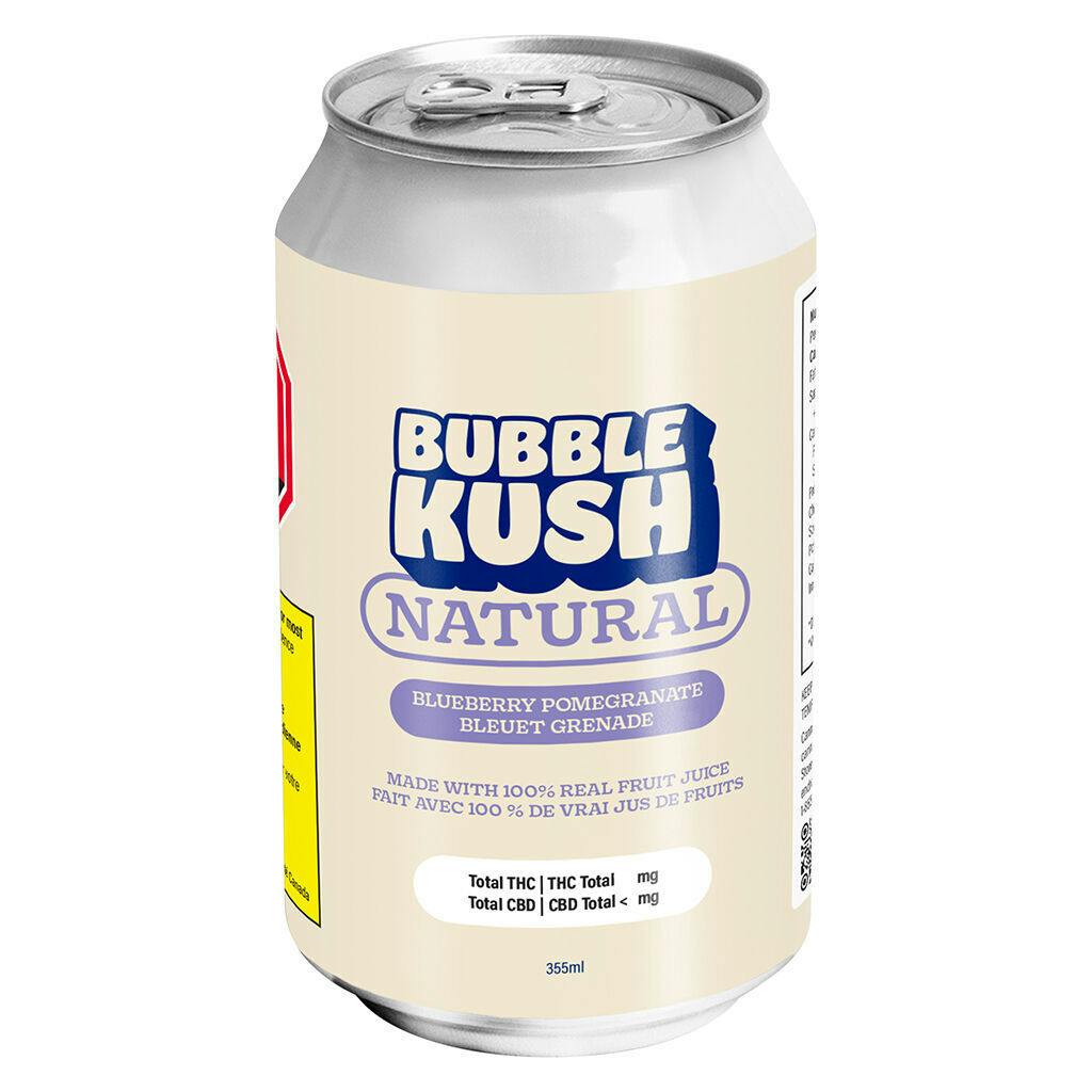 Bubble Kush - Natural - Blueberry Pomegranate - 355ml