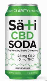 Sati | Clarity Lemon Lime Soda CBD at Sinsemilla