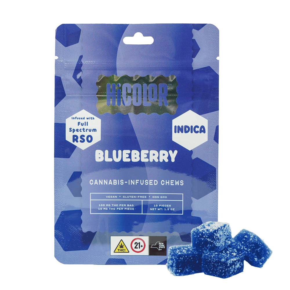 BLUEBERRY 100MG 10 PACK RSO GUMMIES