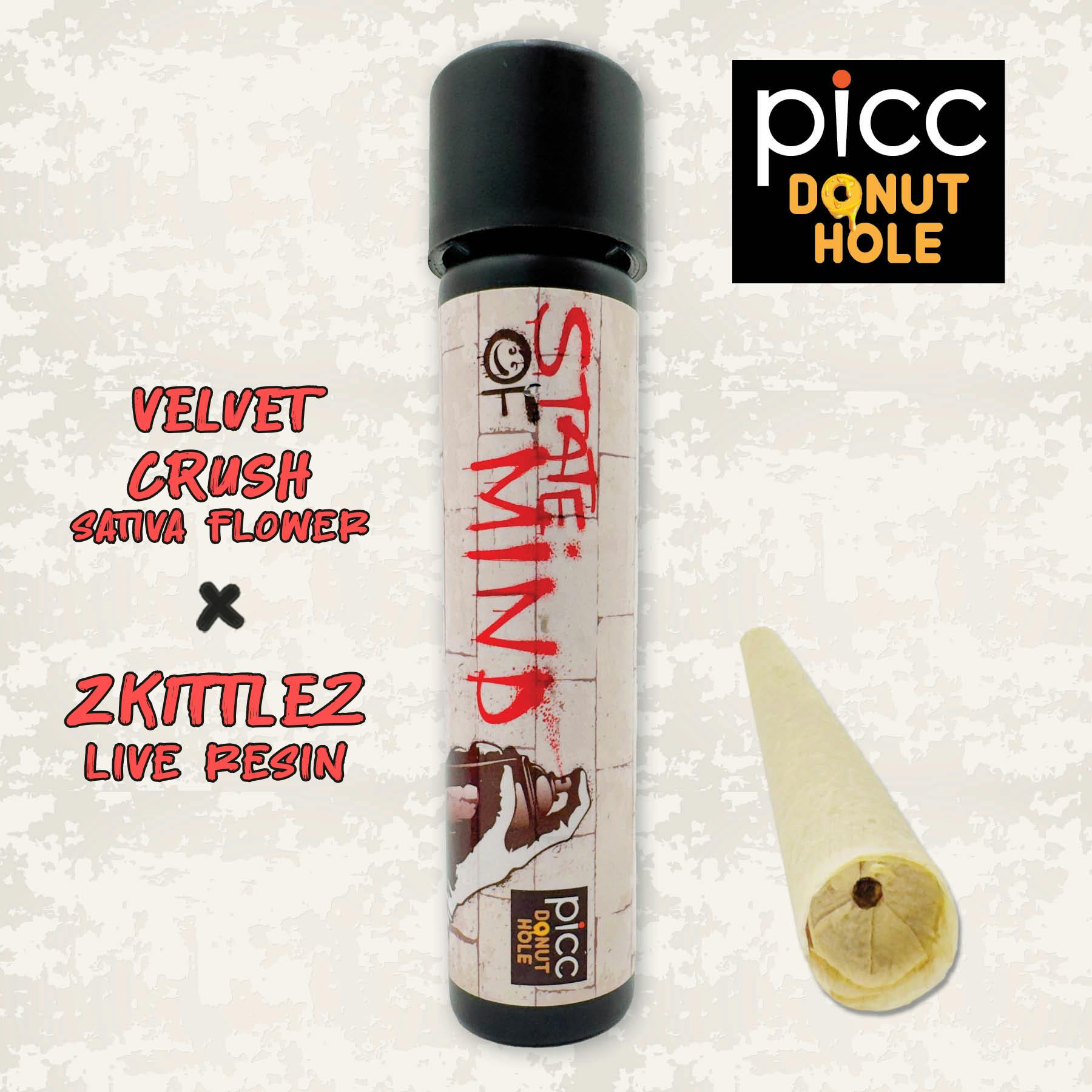 LIVE RESIN STATE OF MIND 1G INFUSED PREROLL