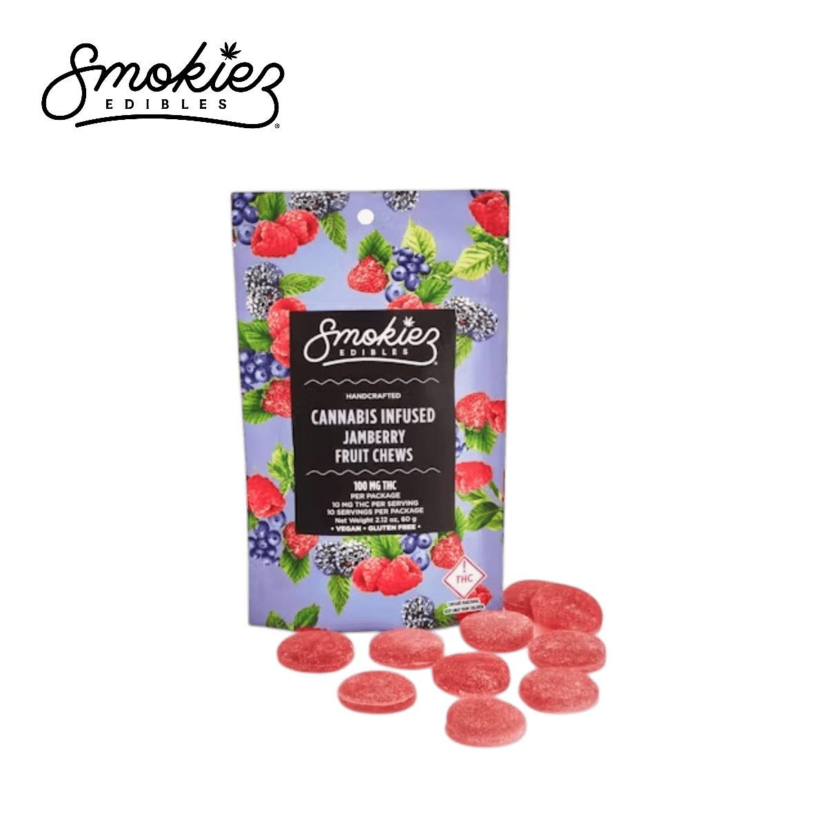 1:1 THC:CBN 100MG 10 PACK FRUIT CHEWS