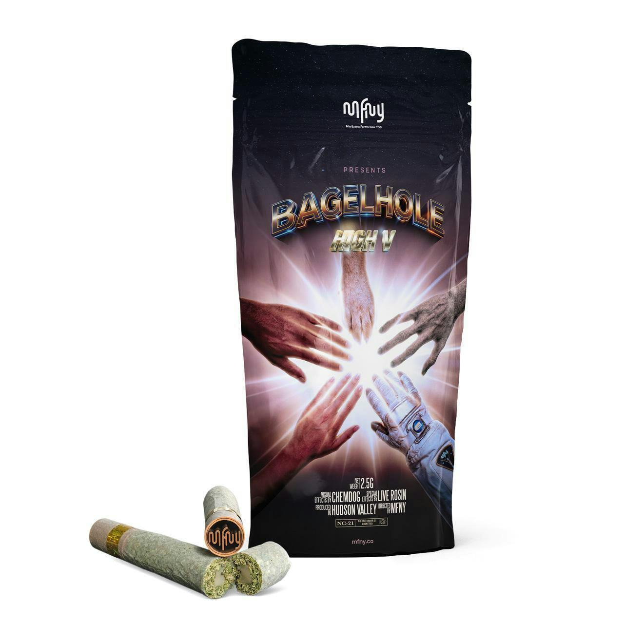 CHEMDOG X CHEMDOG 2.5G LIVE ROSIN INFUSED BAGELHOLE