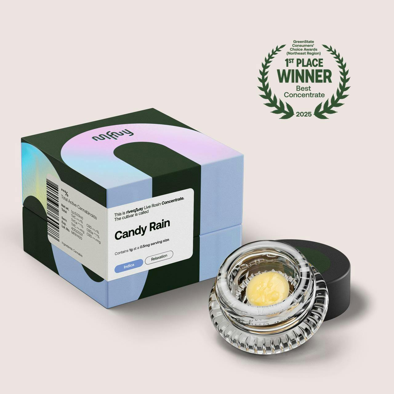 CANDY RAIN 1G LIVE ROSIN BADDER
