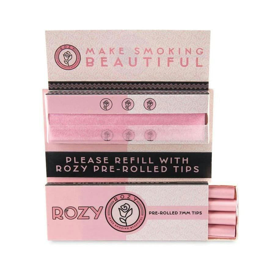 Rozy 1 1/4" Rolling Papers with Tips