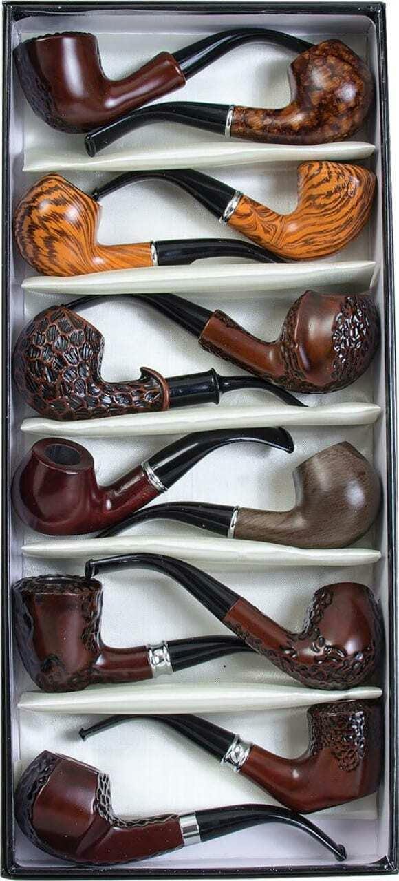 Fujima Faux Wood Smoking Pipe - Assorted