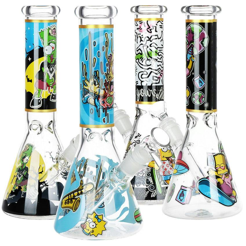 Don't Have A Cow Beaker Glass Water Pipe - 10" / 14mm F / Assorted