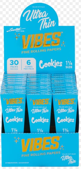 VIBES ULTRA THIN CONES X COOKIES COLLAB 1-1/4
