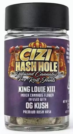 King Louie XIII & OG Kush | Hash Hole Infused Minis | 0.5g each | 4pk