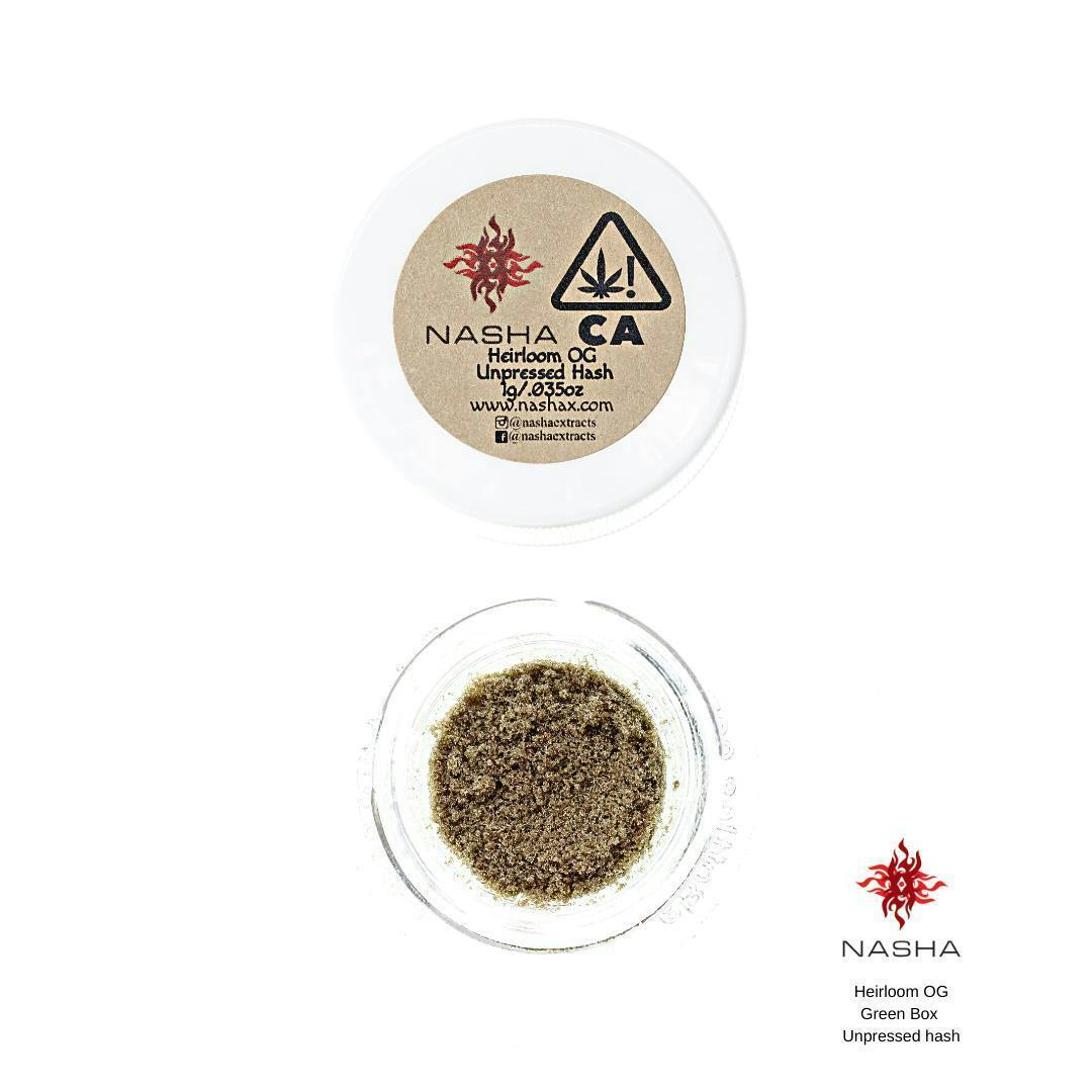 Purple Porcelain Green Unpressed Hash - 1 g