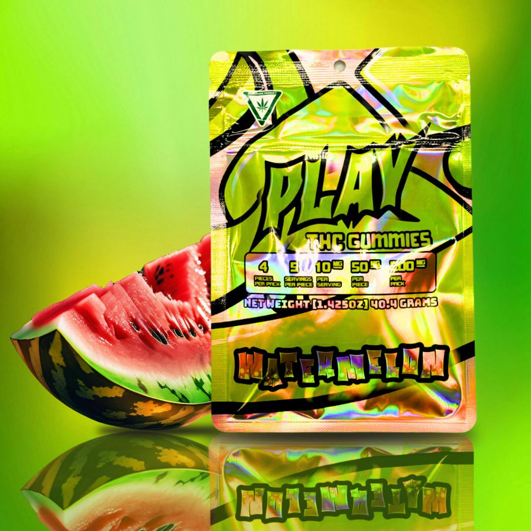 PLAY | 200mg Gummies | Watermelon