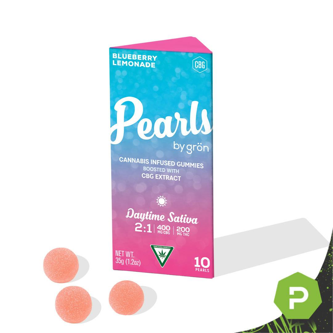 Pearls | 200mg Gummies | Blueberry Lemonade 2:1 CBG:THC