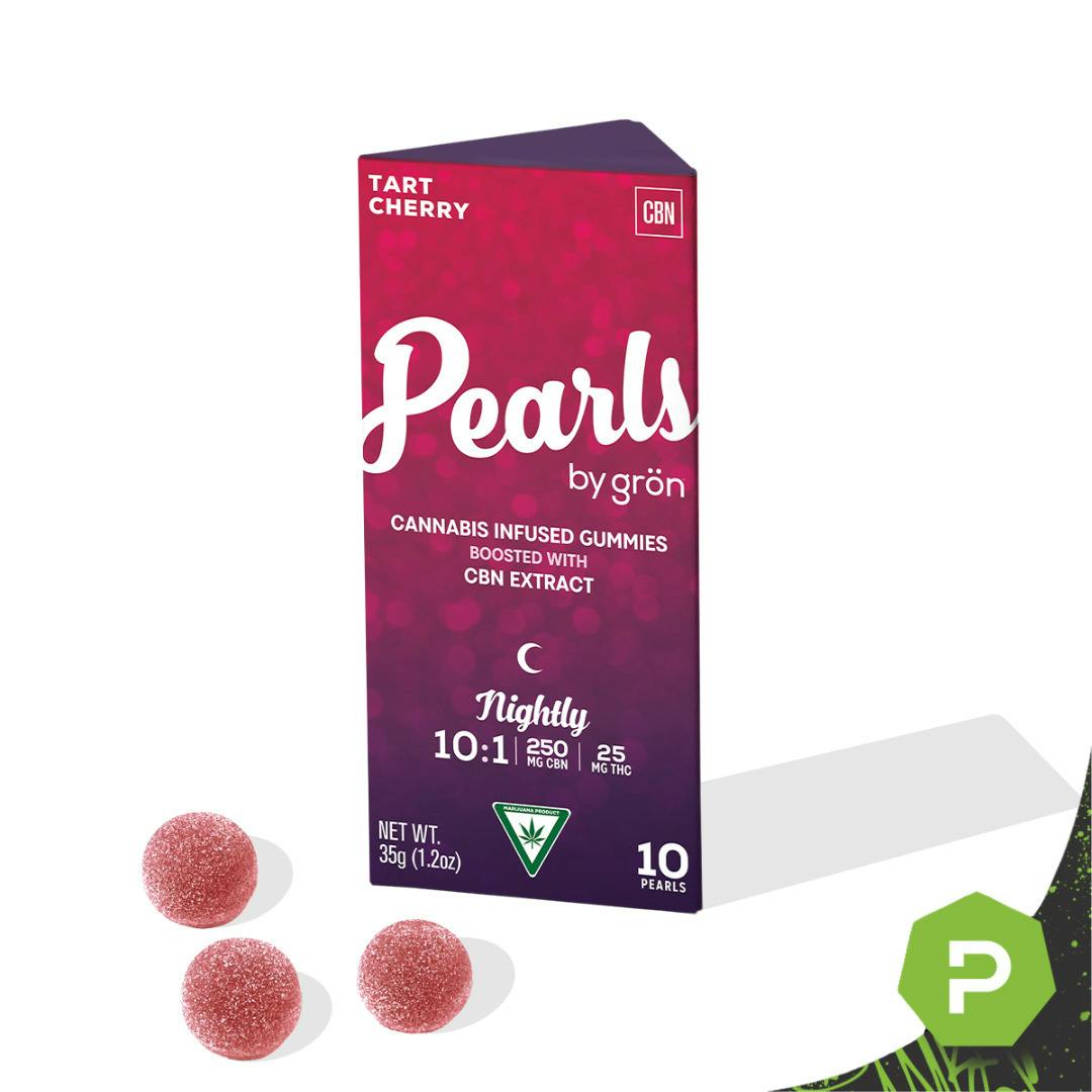 Pearls | 200mg Gummies | Tart Cherry 10:1 CBN:THC