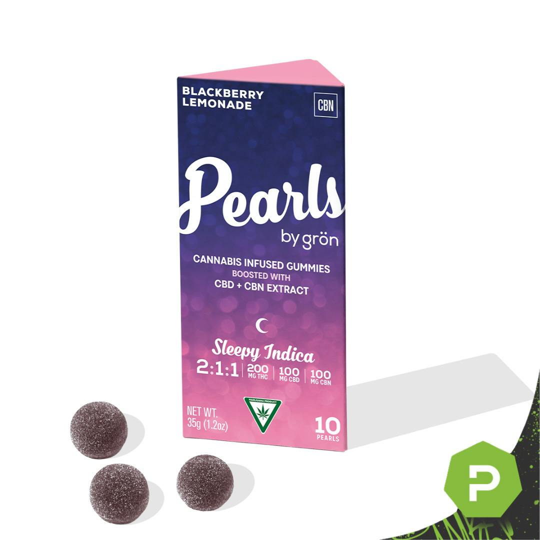 Pearls | 200mg Gummies | Blackberry Lemonade 2:1:1 THC:CBD:CBN