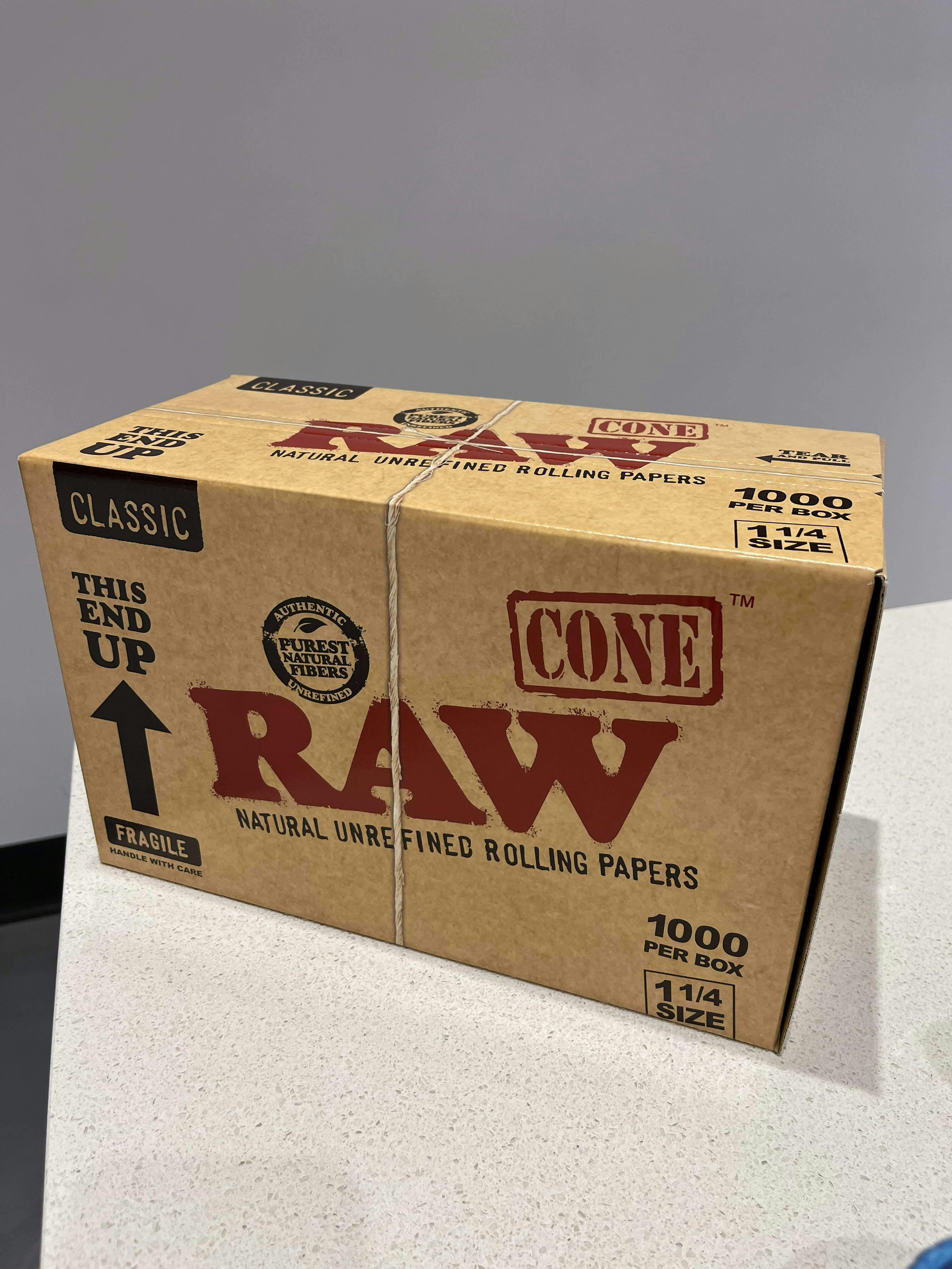 RAW 1000pk Cones - 1 1/4"