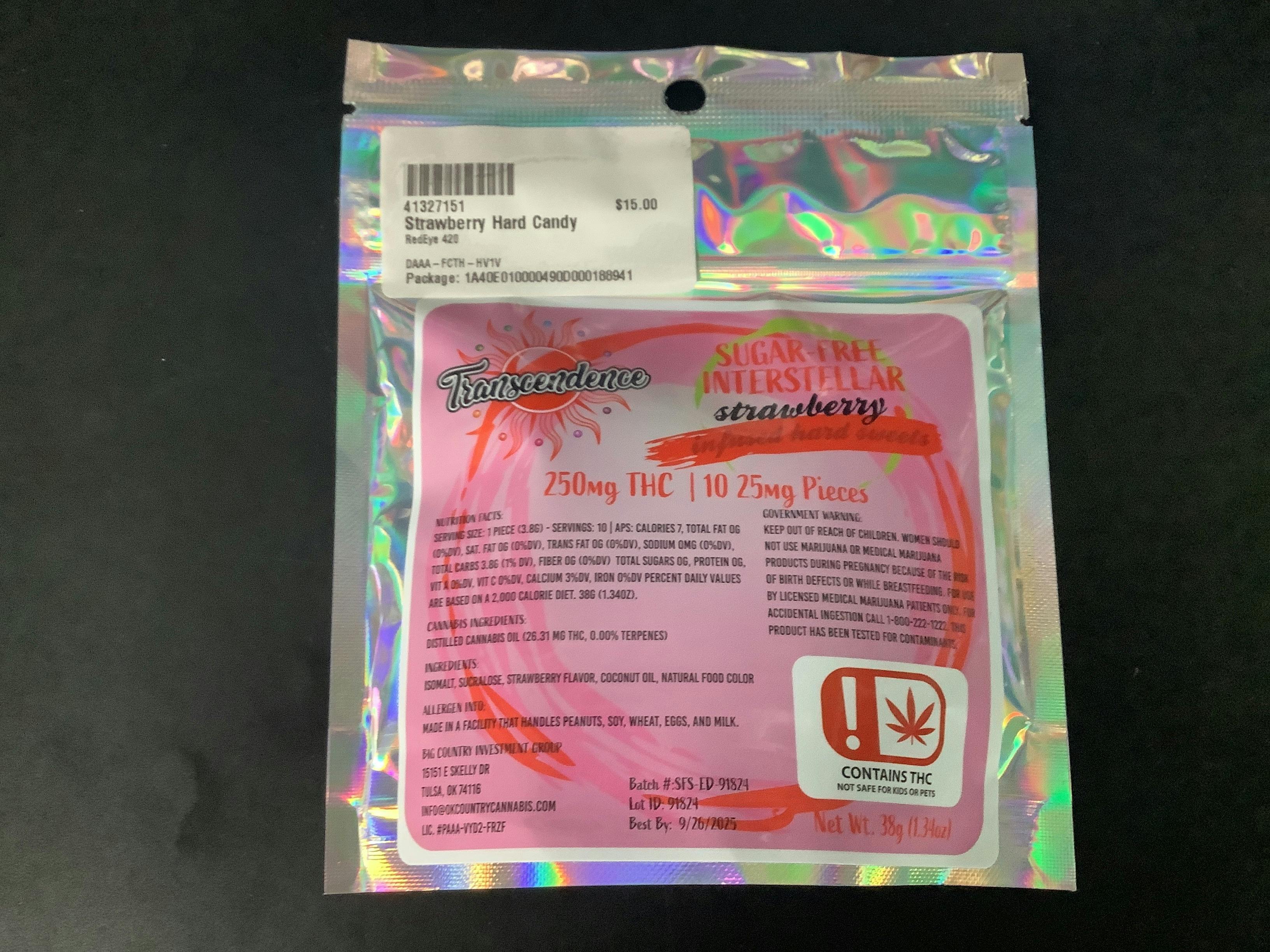 Strawberry Hard Candy
