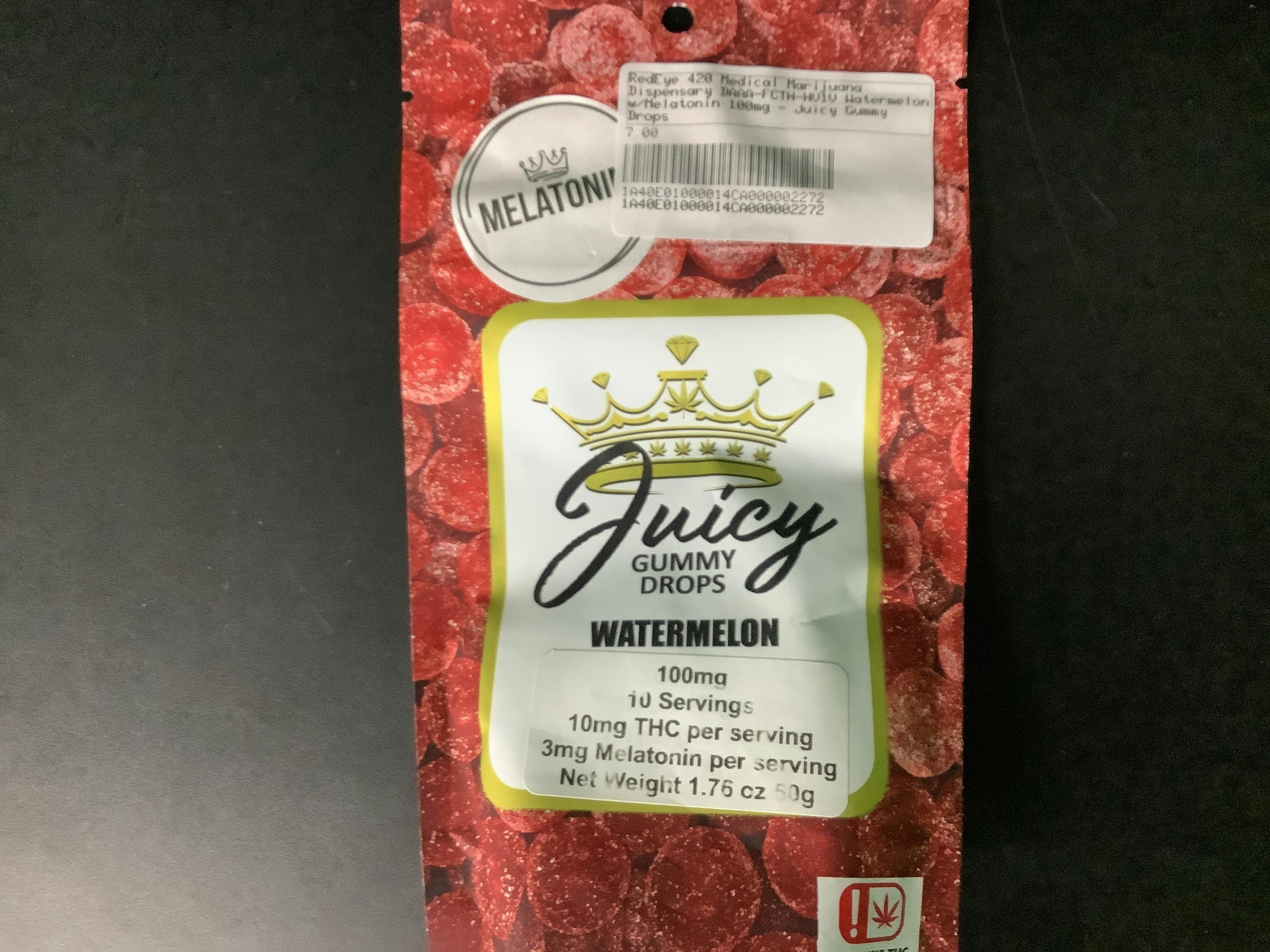 Watermelon w/Melatonin 100mg - Juicy Gummy Drops