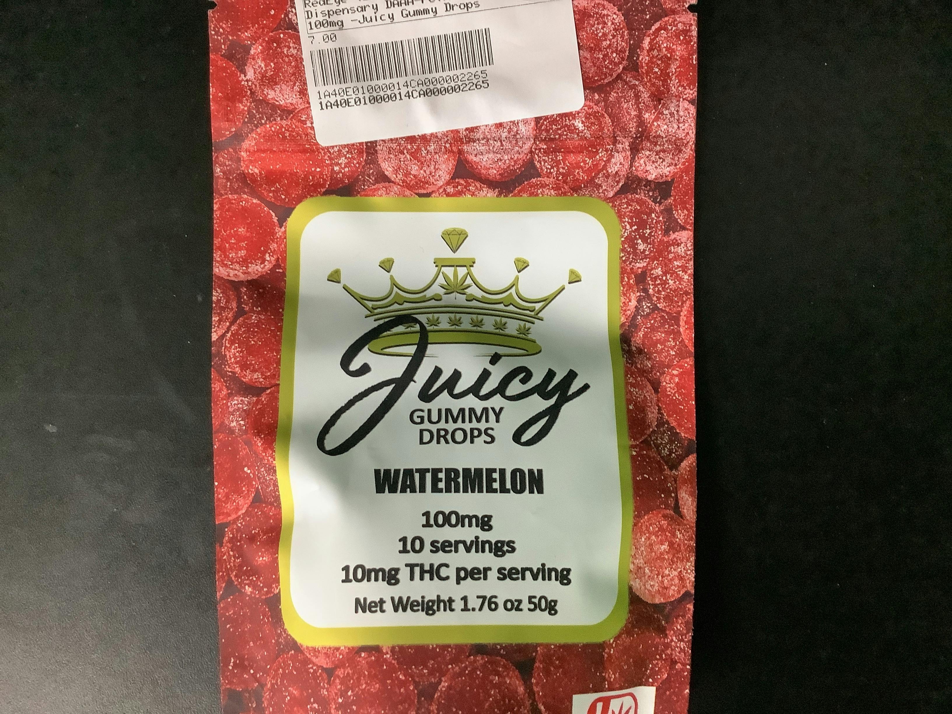 Watermelon 100mg -Juicy Gummy Drops