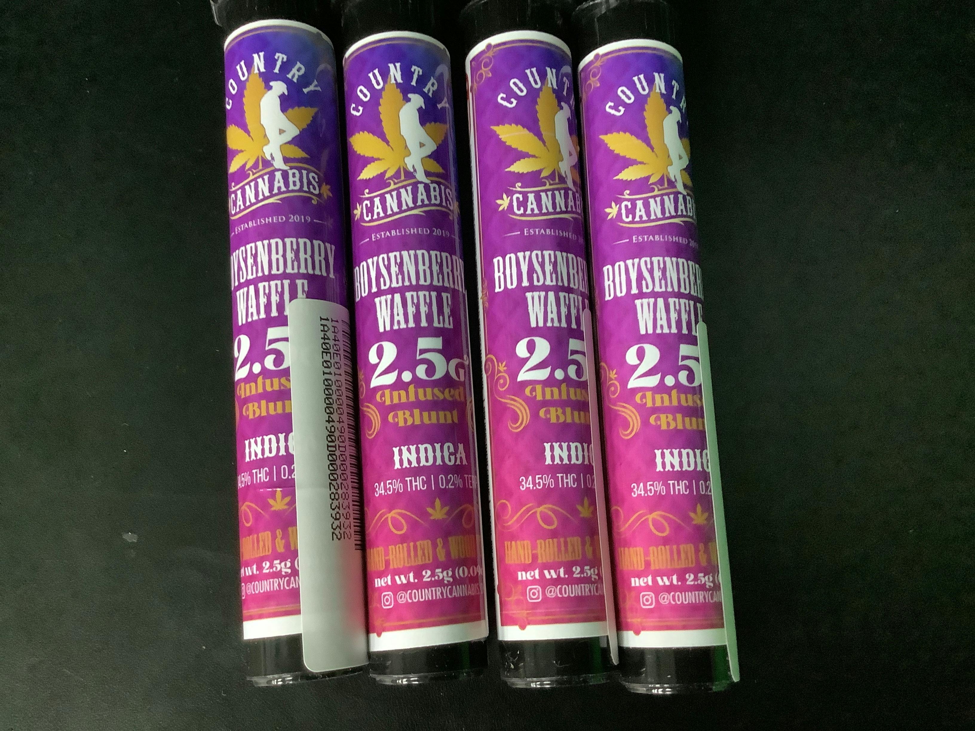 Country Cannabis - Infused Blunt - Boysenberry Waffle H - 2.5g