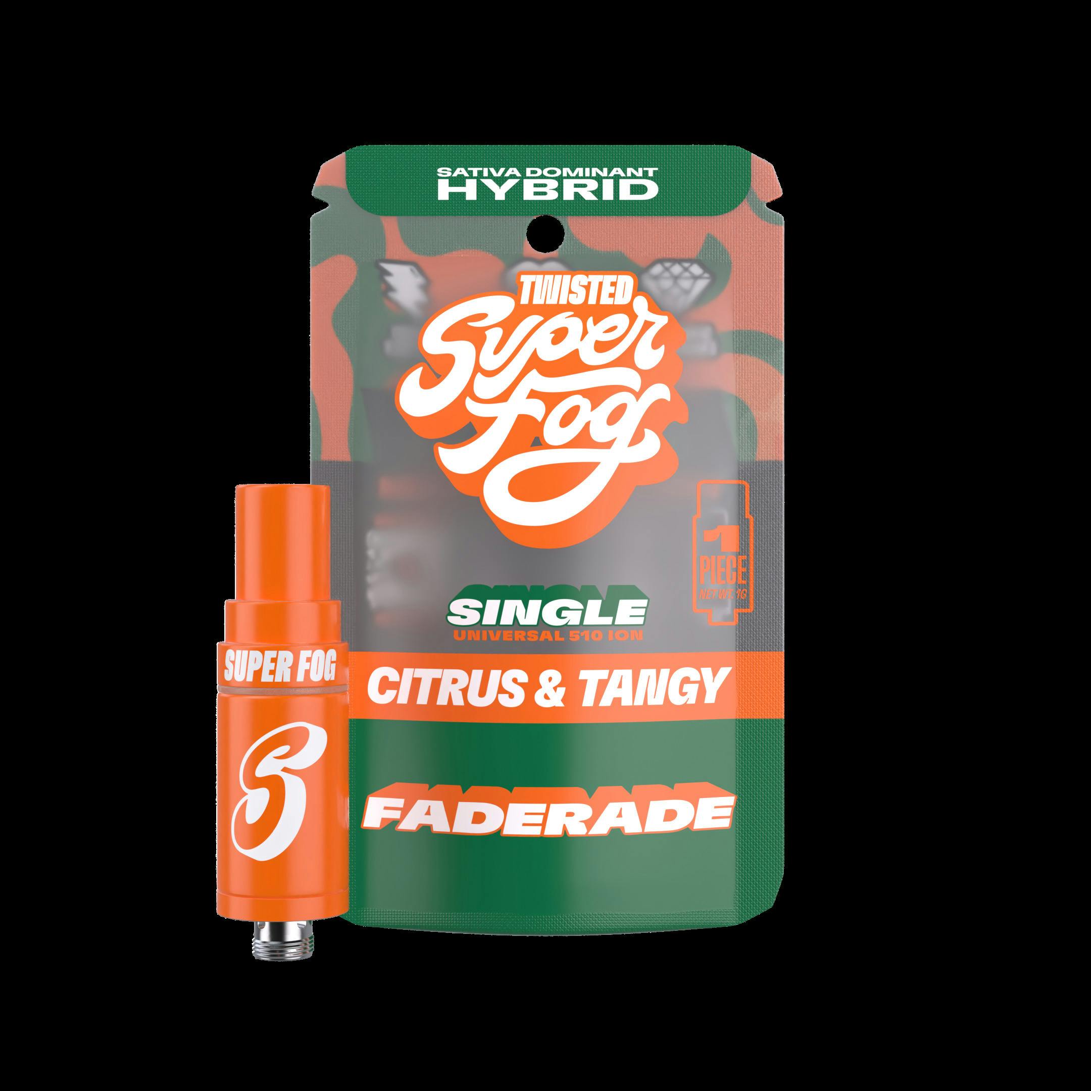 Mfused Super Fog - Twisted ION - Cartridge Liquid Diamonds - Faderade (S/H) (1.0g)