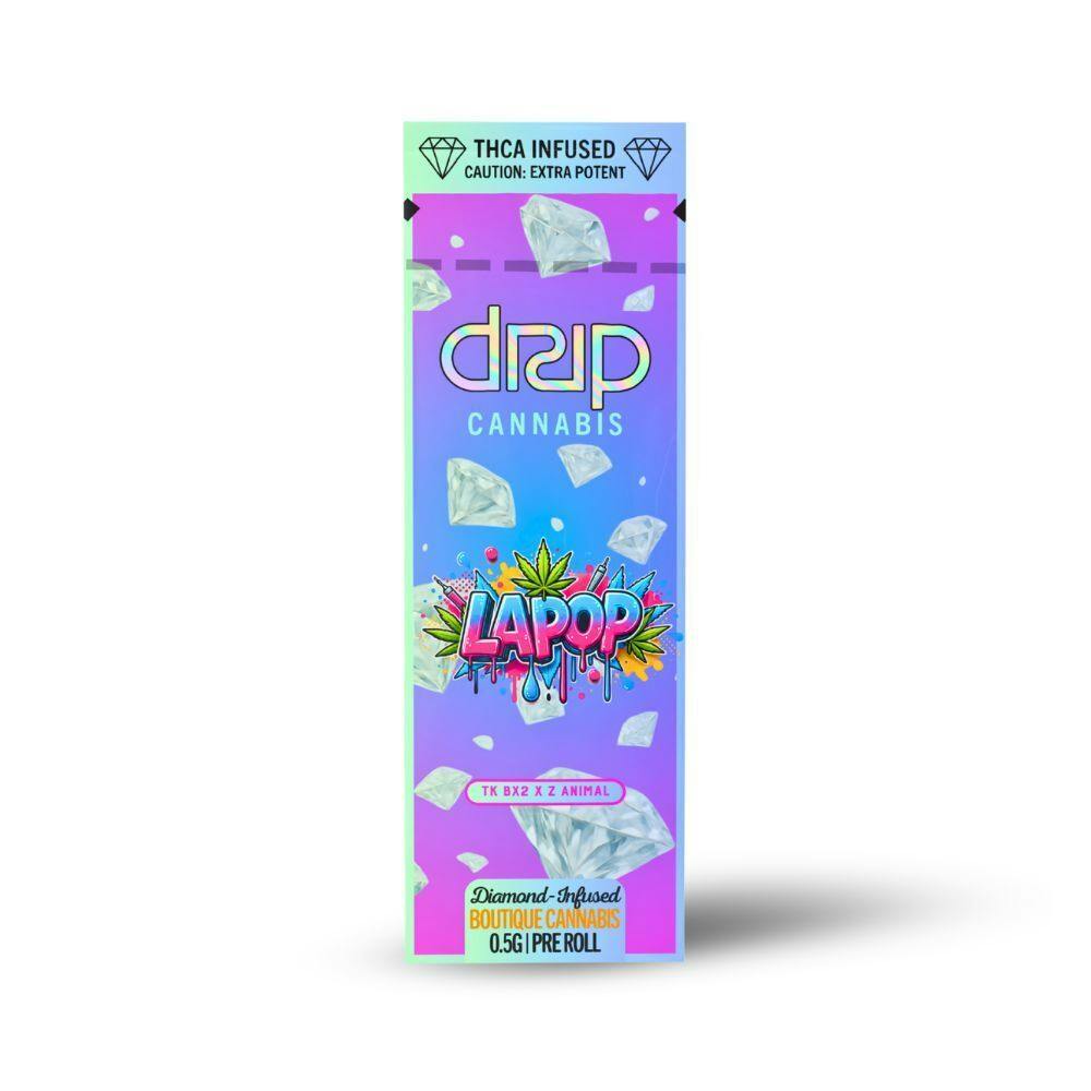 Drip - Diamond Infused Preroll - LA Pop x Gas Face (H) (0.7g)
