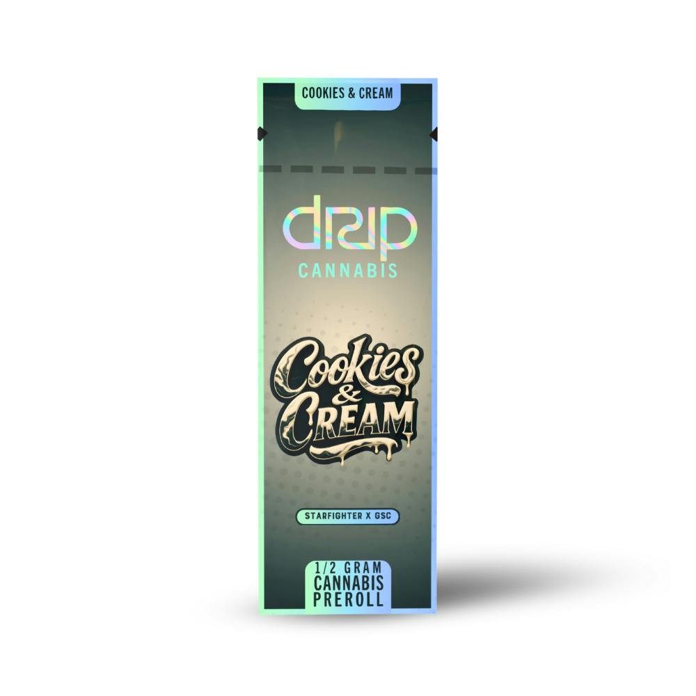 Drip - Preroll - Cookies & Cream (H) (0.5g)