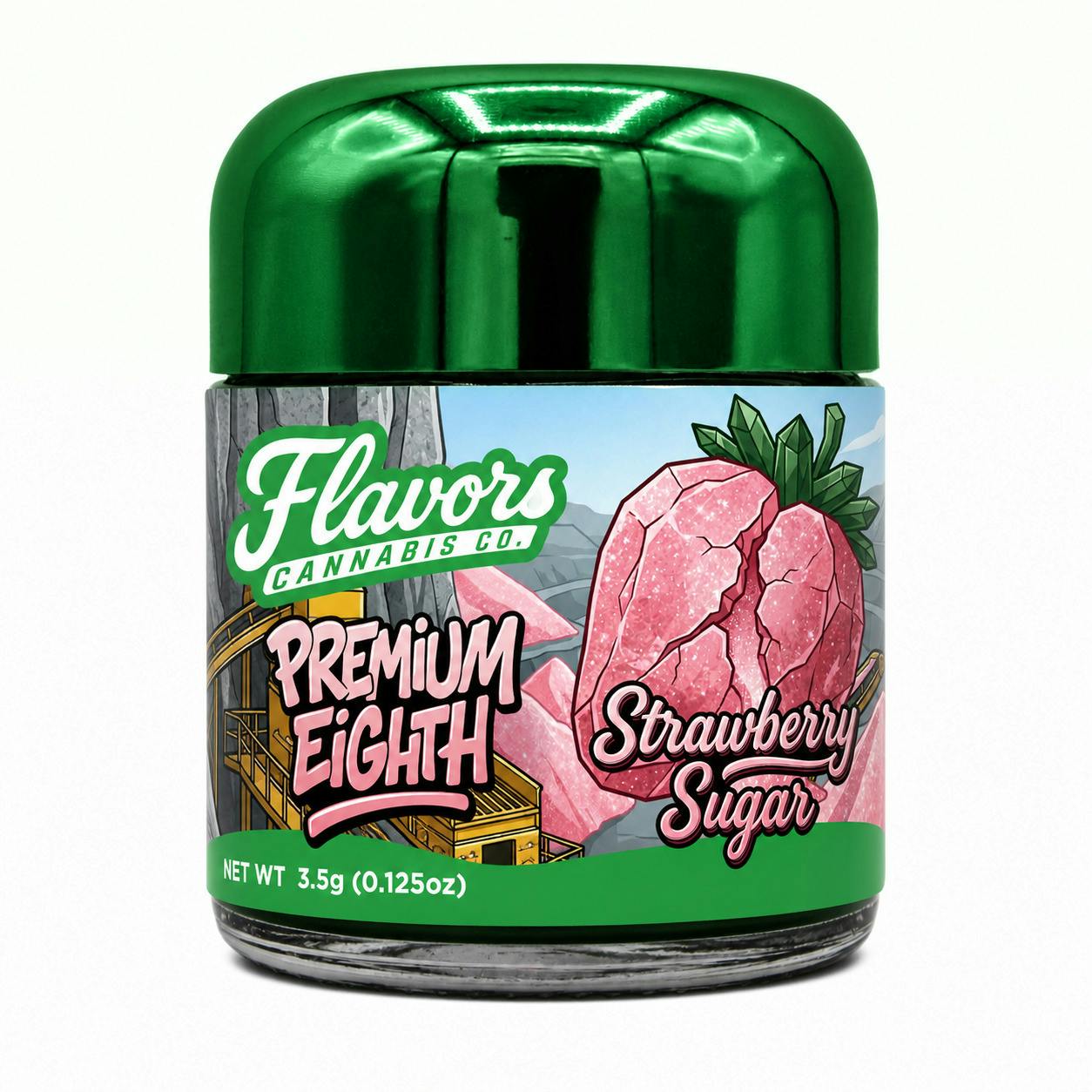 Flavors Cannabis Co - Flower - Strawberry Sugar (H) (3.5g)