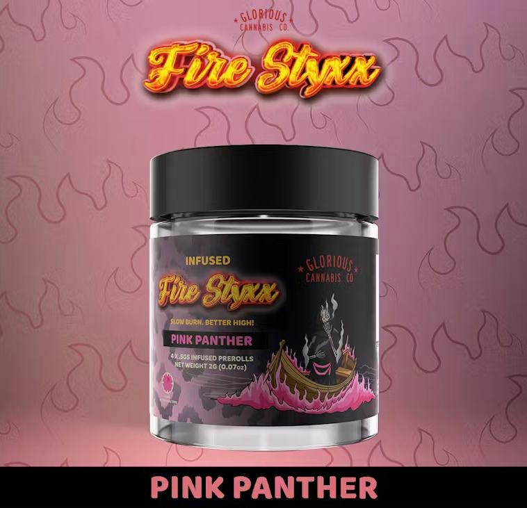 Fire Styxx - Infused Pre-roll 0.5g - 4pk - Pink Panther