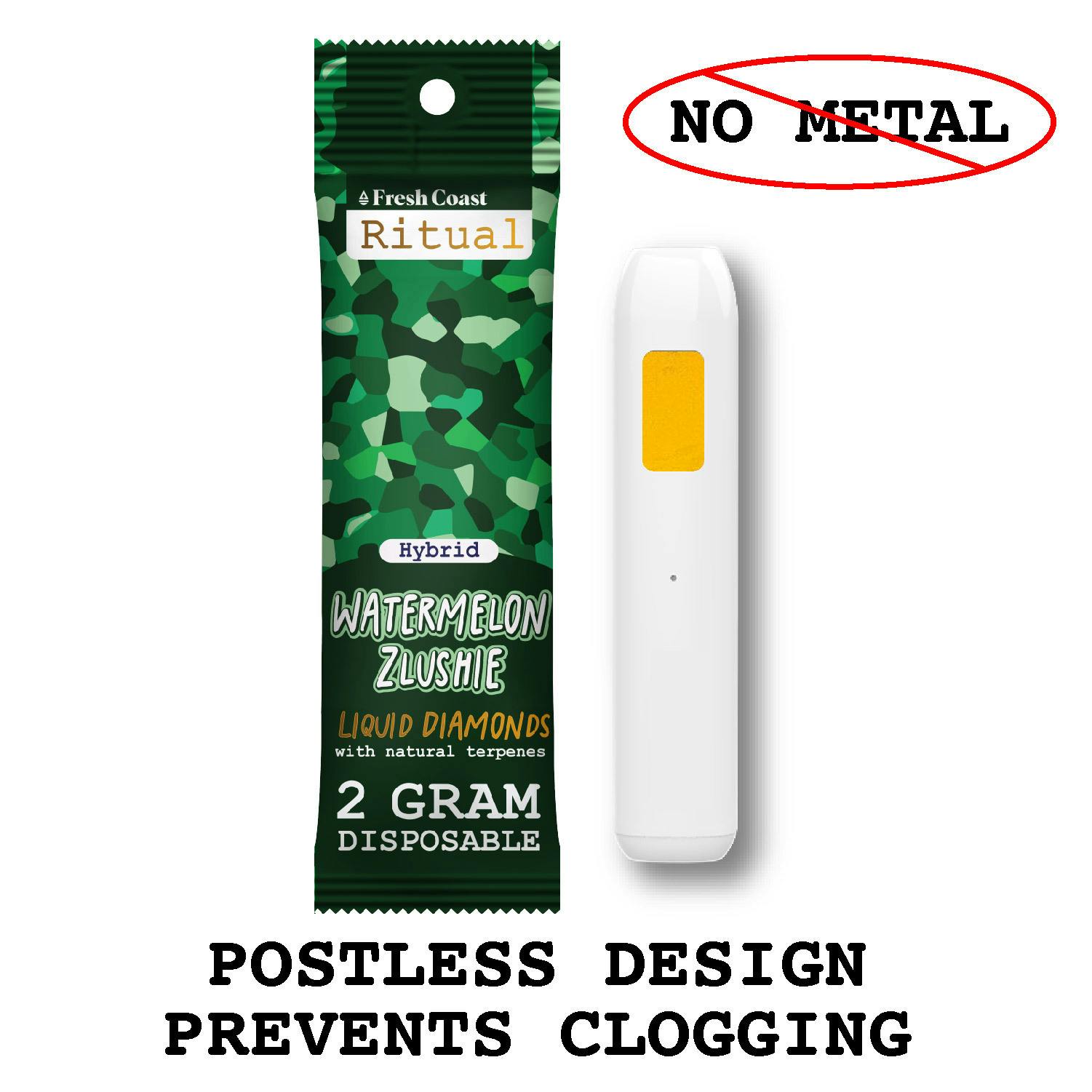 Ritual - Disposable 2g - Watermelon Zlushie cannabis product