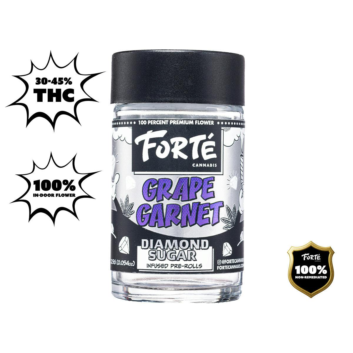 Forte - Bubble x Diamond Pre-roll 0.5g - 5pk - Grape Garnet
