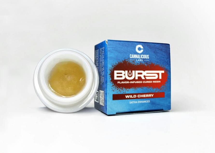 Cannalicious - Burst - 2g Flavored Cured Resin - Wild Cherry - Sativa
