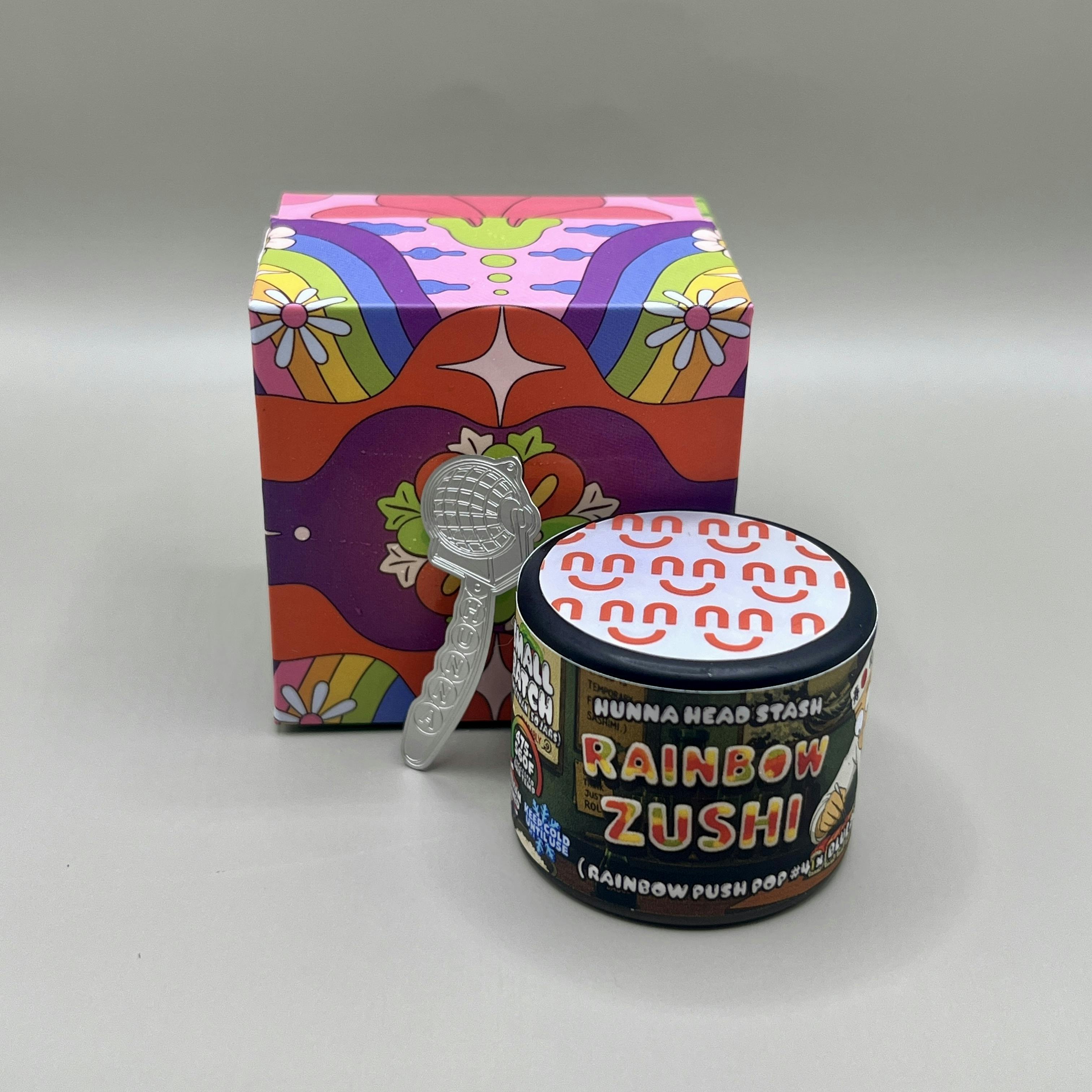 Hunna Hash - Head Stash Single Source - Live Rosin 2g - Rainbow Zushi
