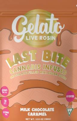 Gelato - Last Bite Chocolate Cone - 200mg Rosin Chocolate - Chocolate Caramel