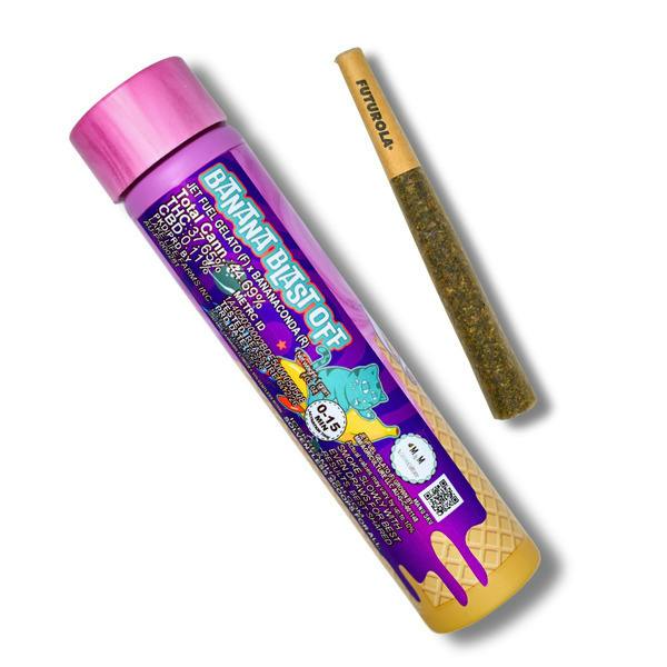 Banana Blast Off Infused Rosin Pre-Roll cannabis product