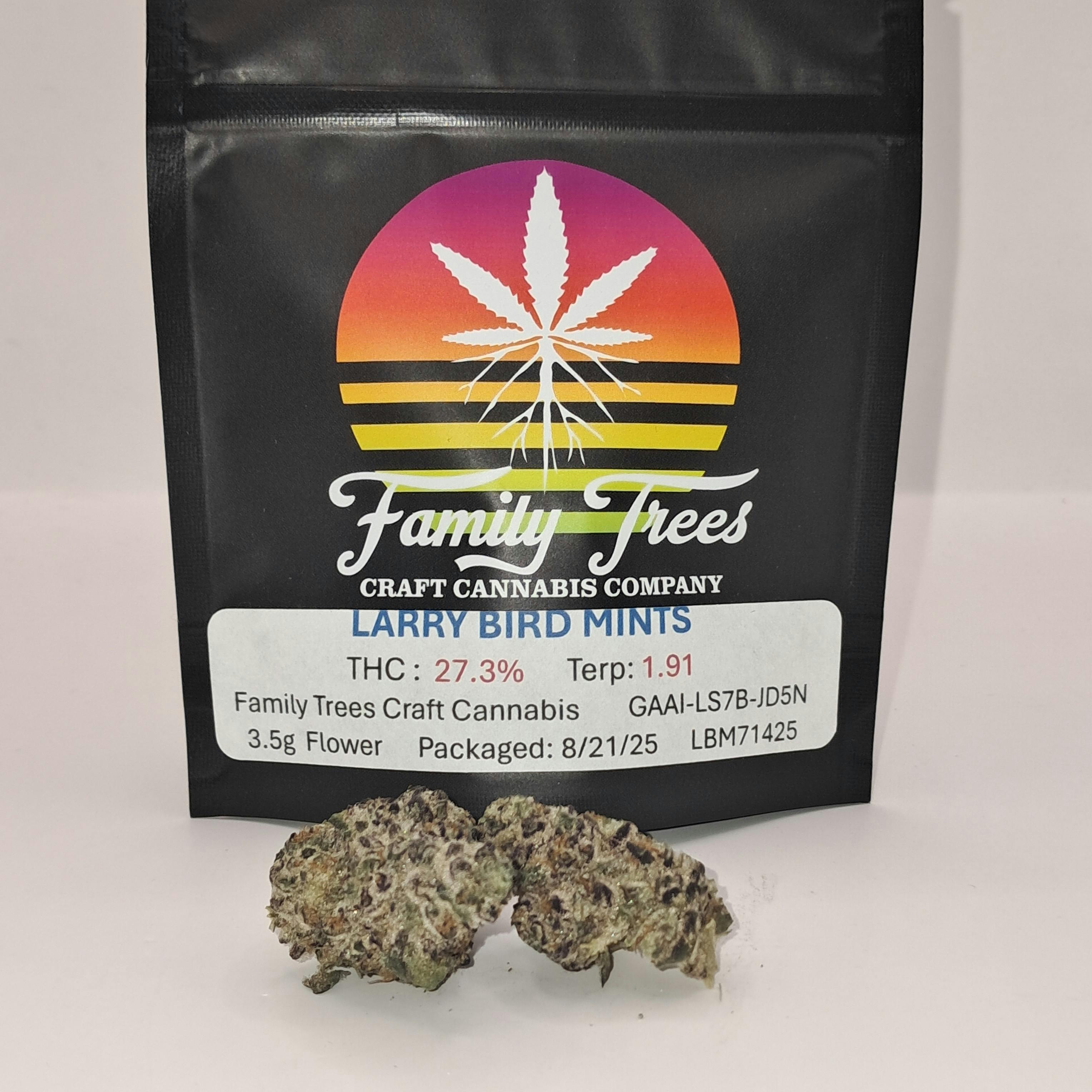 Family Trees | Larry Bird Mints Flower | 3.5g PrePack