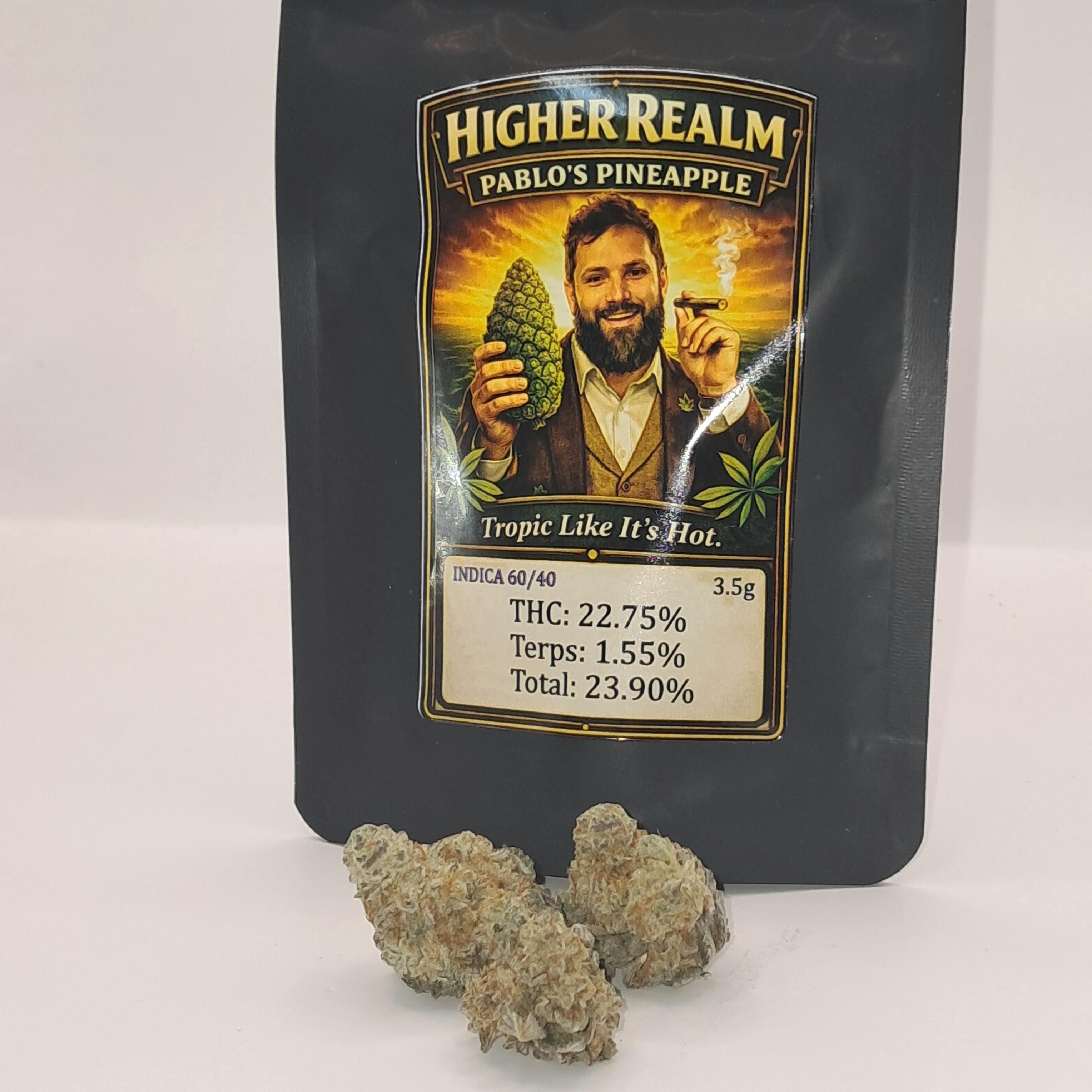 Higher Realm | Pablo's Pineapple Flower | 3.5g PrePack