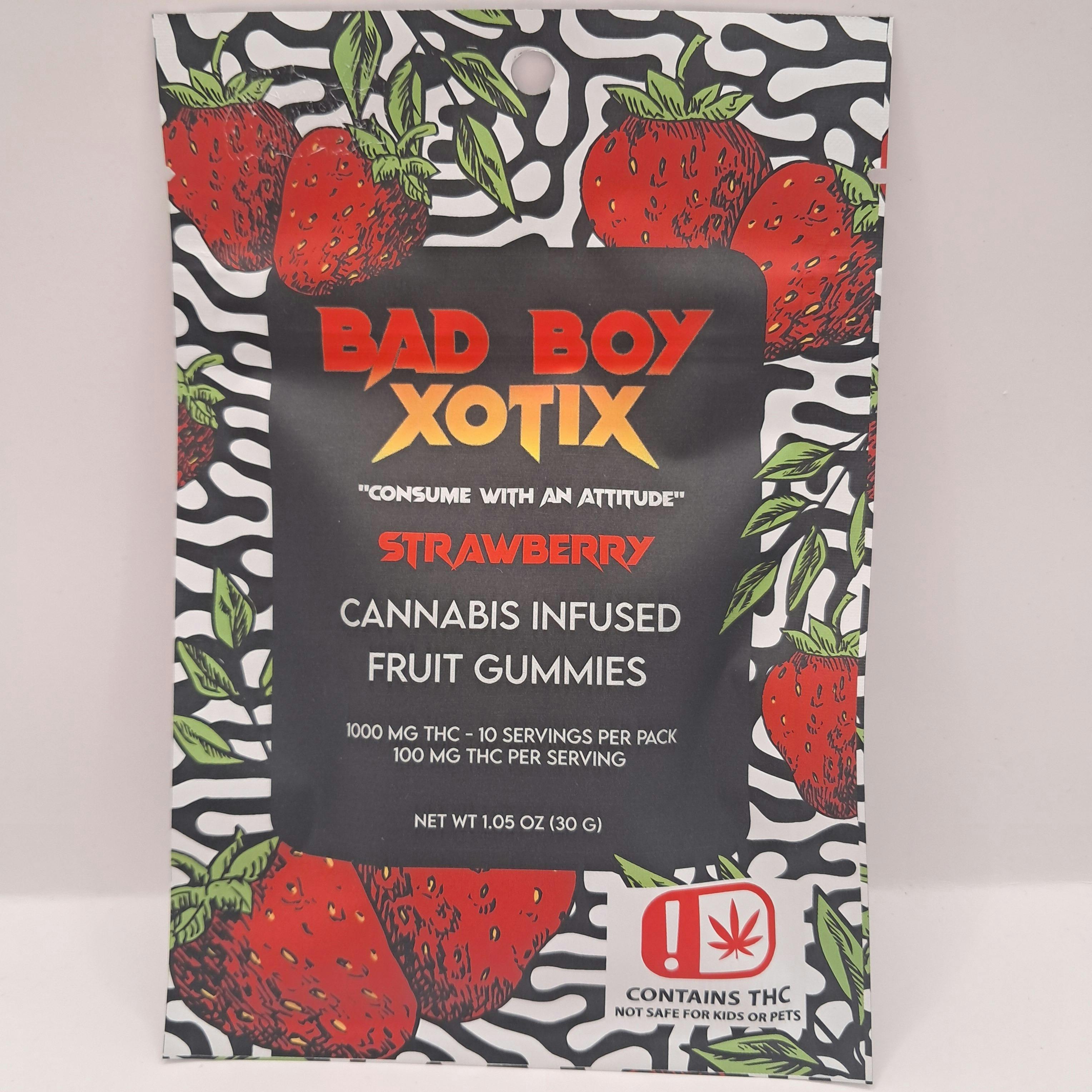 Bad Boy Xotix | Strawberry Gummies | 1000mg