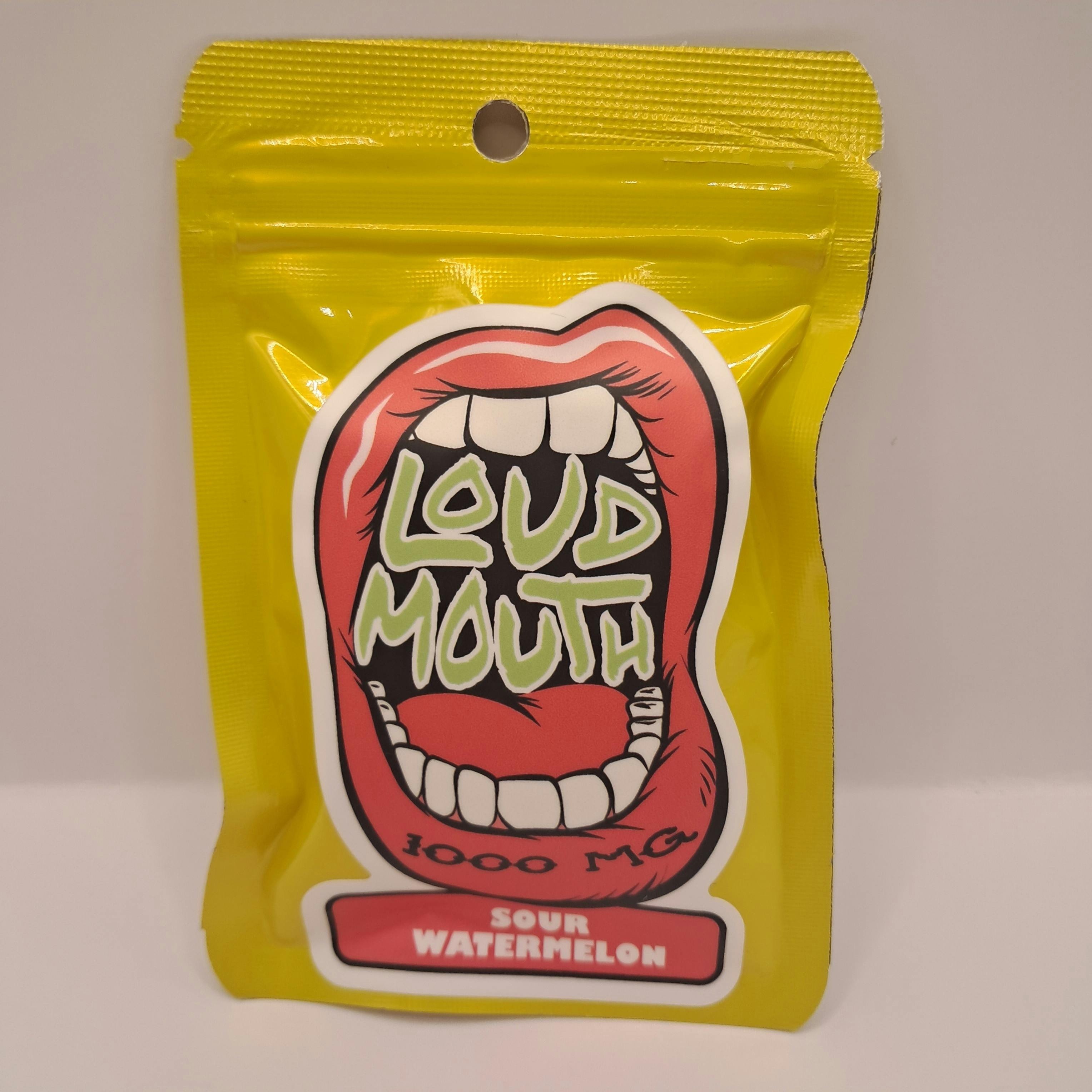 Loud Mouth | Sour Watermelon 4pk | 1000mg