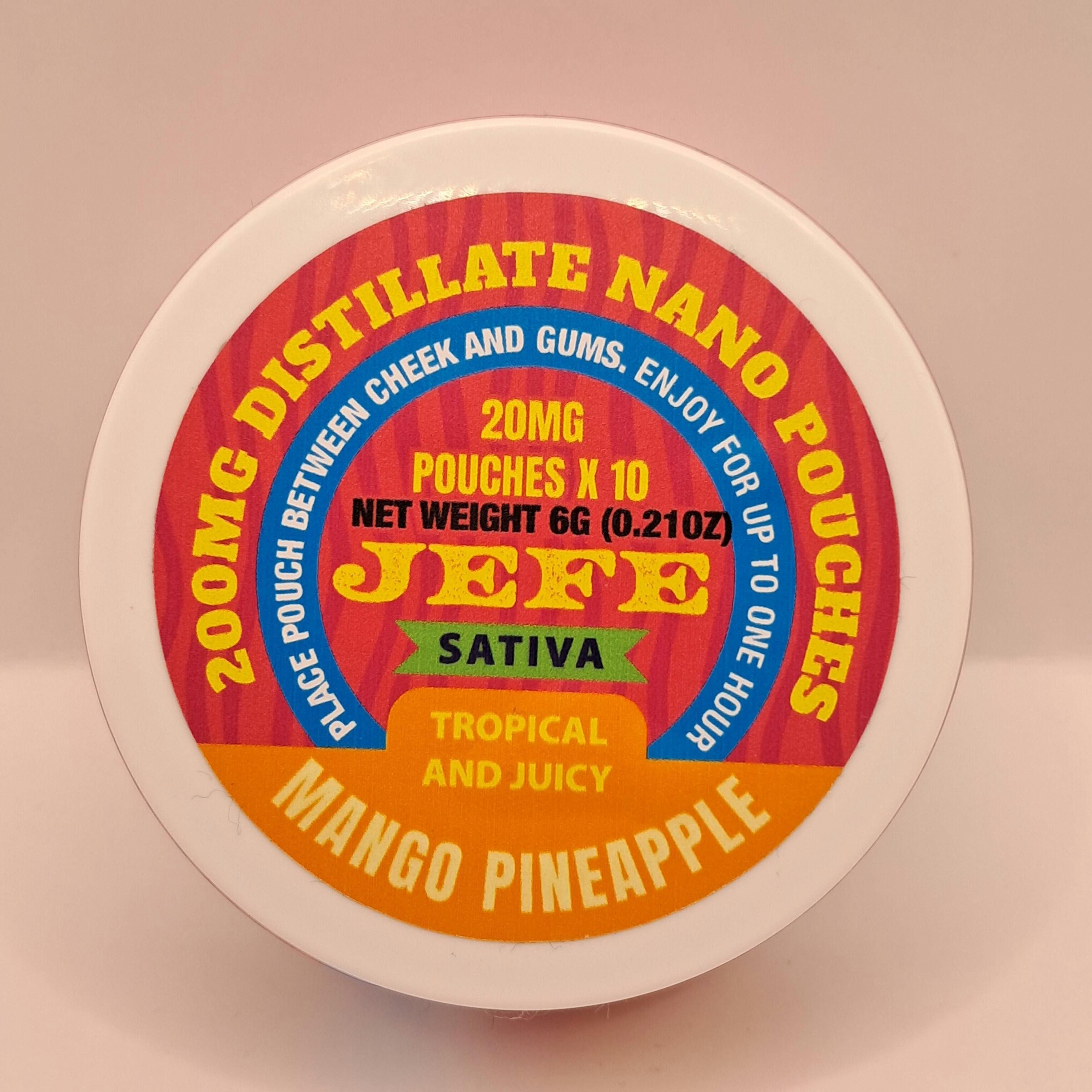 Jefe | Mango Pineapple Nano Pouches | 200mg by Noble Nectar