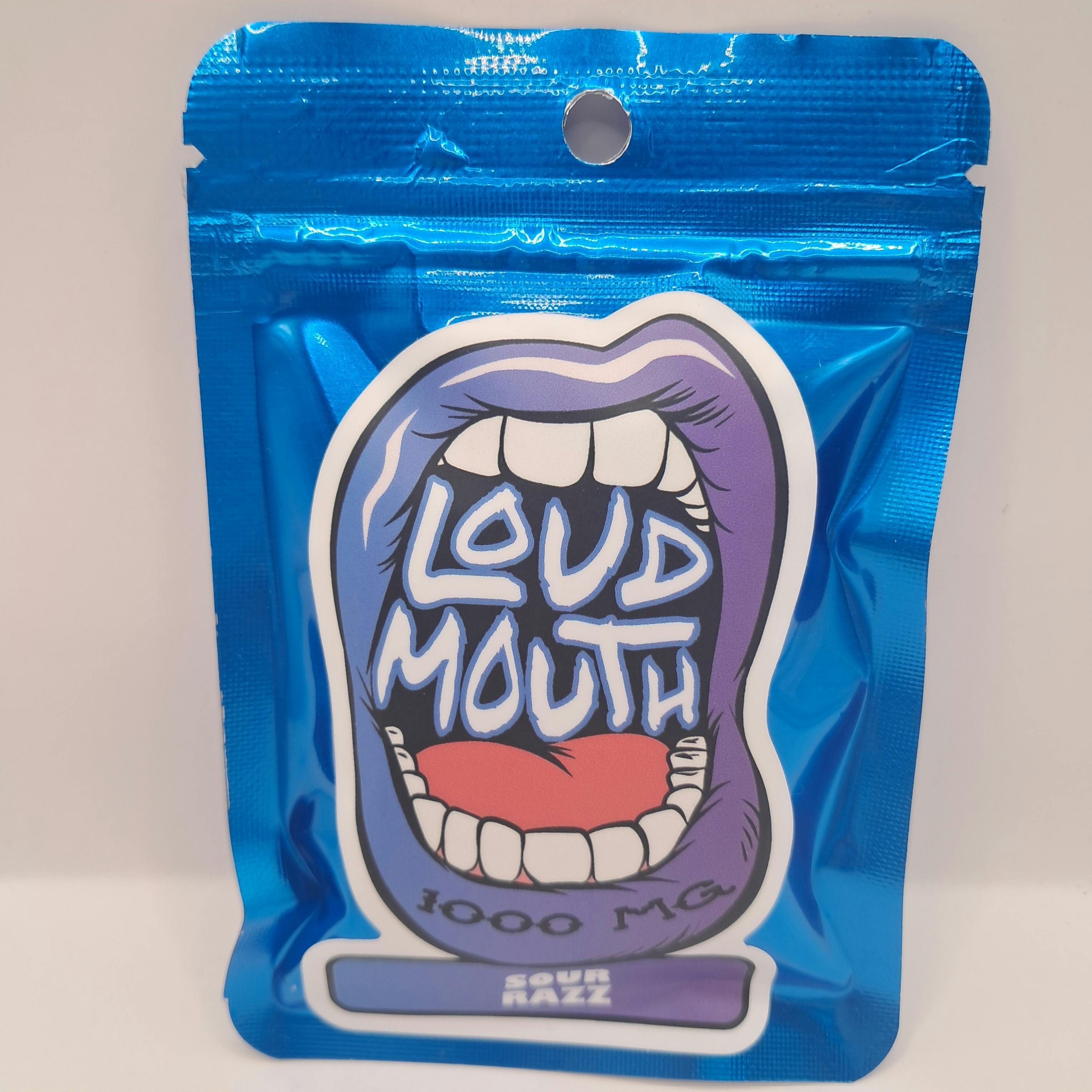 Loud Mouth | Sour Razz 4pk | 1000mg by Loud Mouth Edibles