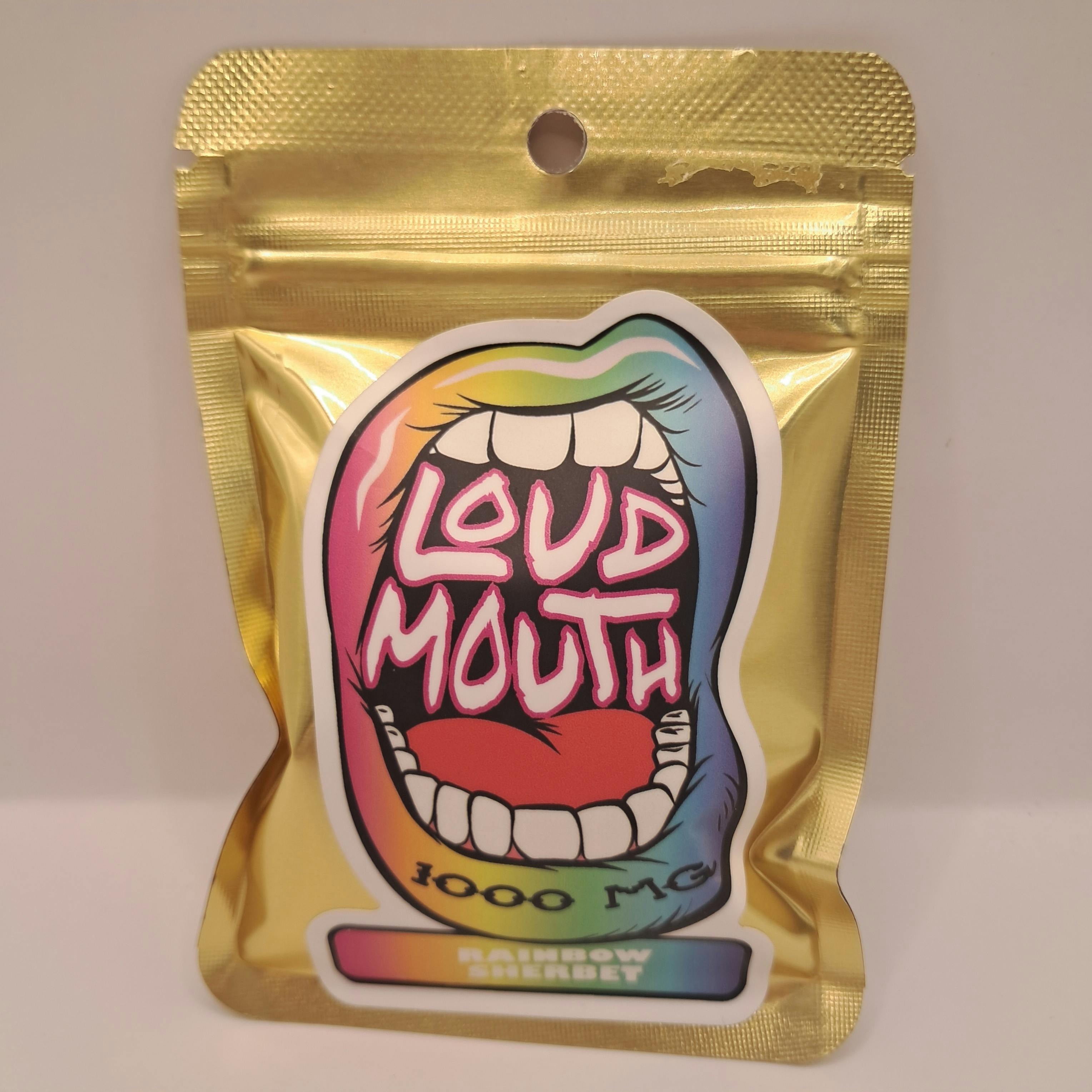Loud Mouth | Rainbow Sherbet 4pk | 1000mg by Loud Mouth Edibles