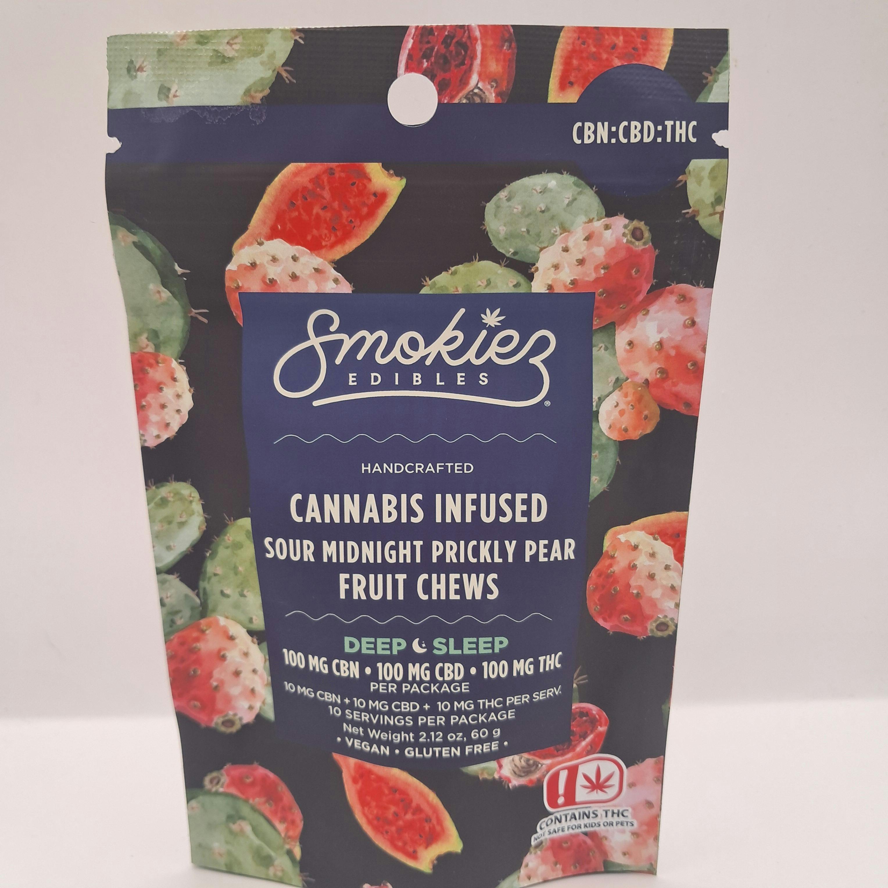 Smokiez | Sour Midnight Prickly Pear | 1:1:1 | 100mg by Smokiez Edibles