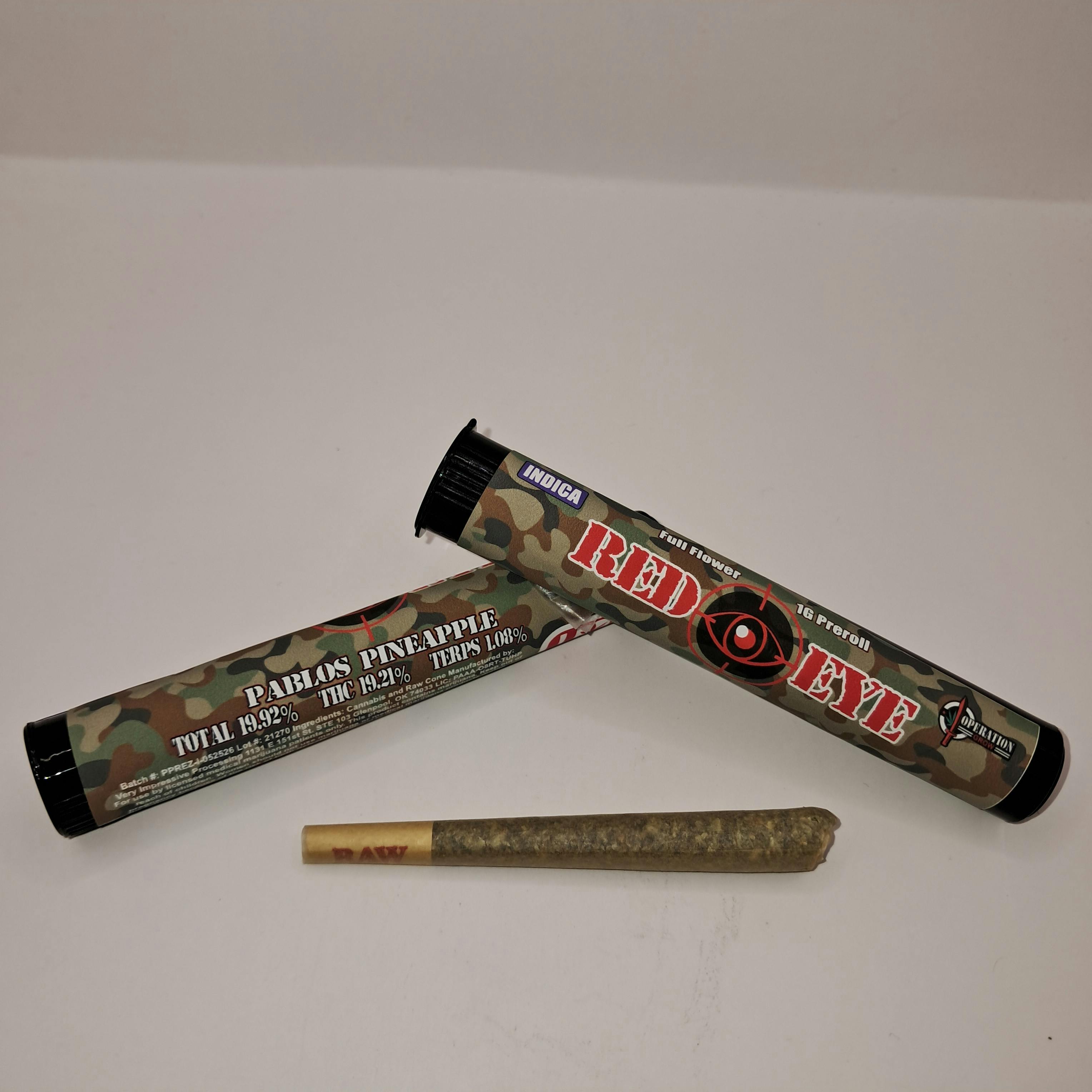 Red Eye | Pablo's Pineapple (I) | 1g by VIP PreRolls