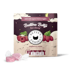 (Melatonin Free) Bedtime Betty's for Sleep | (1:2:1CBN) 10pk Fast-Acting Fruit Chews | Betty's Ed...