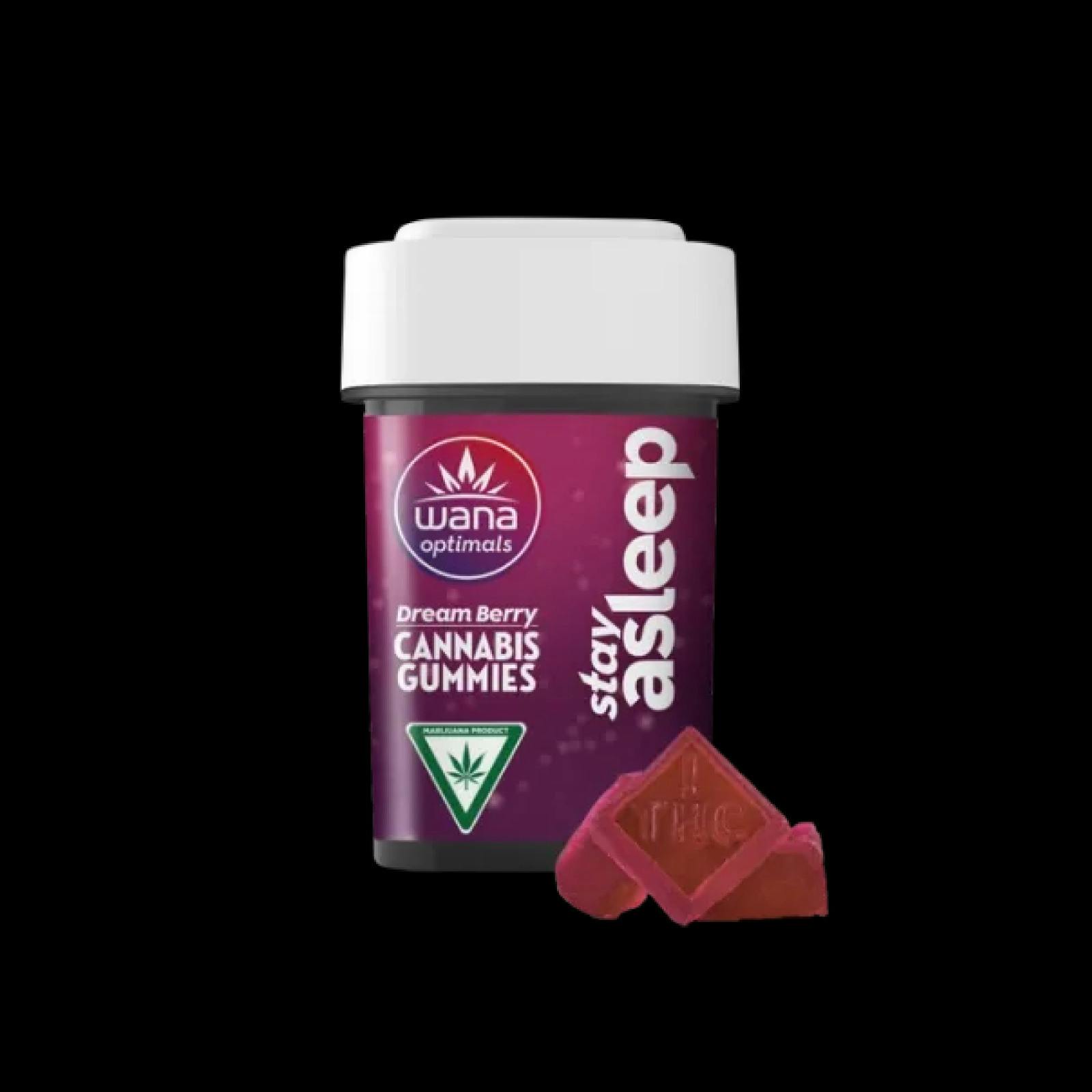 Dream Berry Gummies 2:1:1:4 - Stay Asleep (10mg THC, 5mg CBN, 5mg CBG, 20mg CBD Each | 100mg THC,...