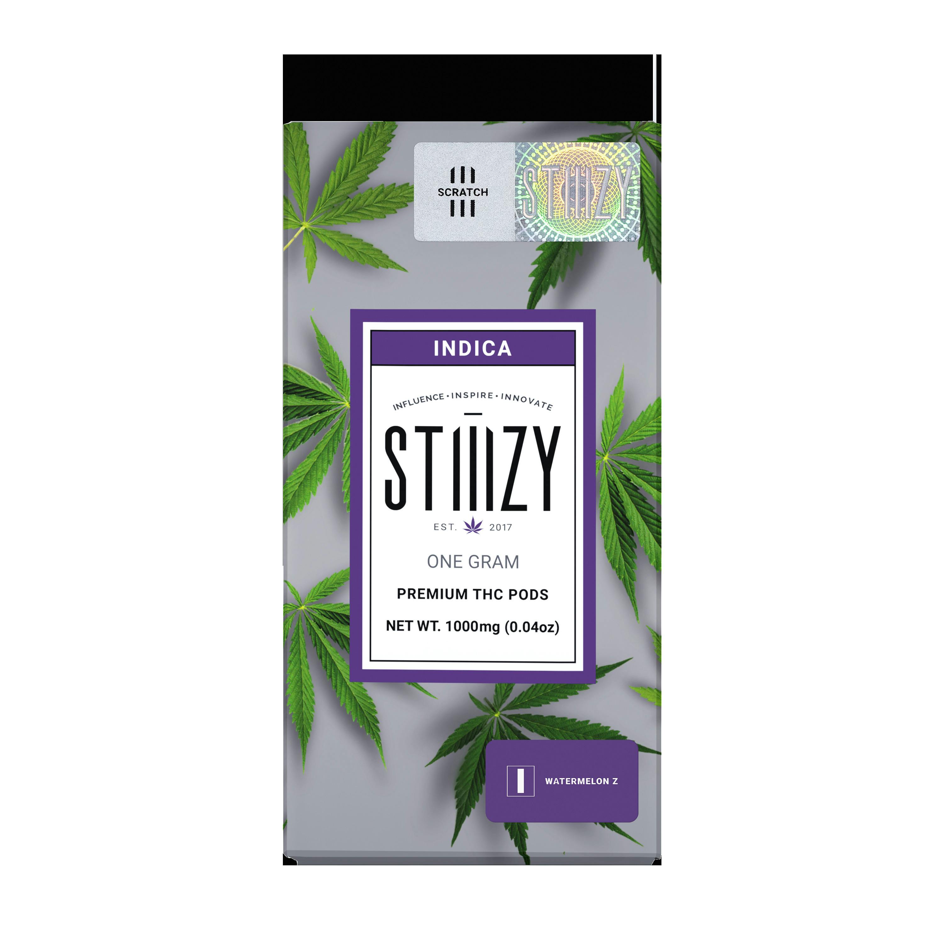 Stiiizy | Vape | Pod | Watermelon Z | 1g | Indica | 83.0% THC