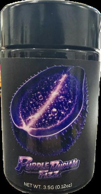 Higher Vibrations | Flower | Purple Durian Fizz | 3.5g | Hybrid | THC 27.79%%