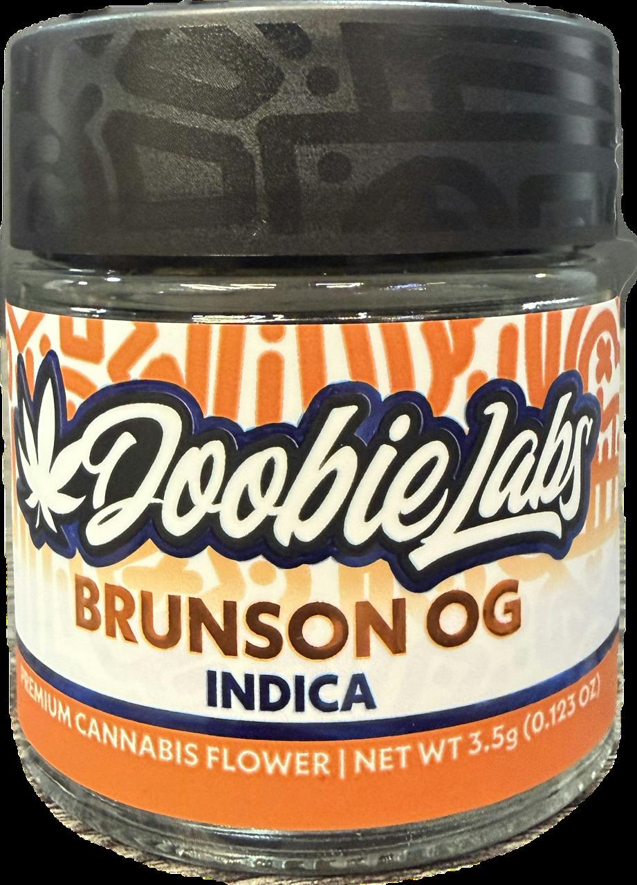 Doobie Labs | Flower | Jar | Brunson OG | 3.5g | Indica | THC 29%